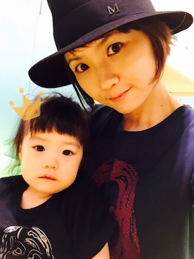 「MAISON MICHEL（メゾンミッシェル）のアイテム」を使った、TATAさん（レディース・158cm）の夏コーディネート