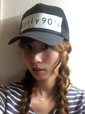 「Another Edition」｜「アイテム（キャップ）」を使った、ayakaさん（レディース・165cm）の夏コーディネート