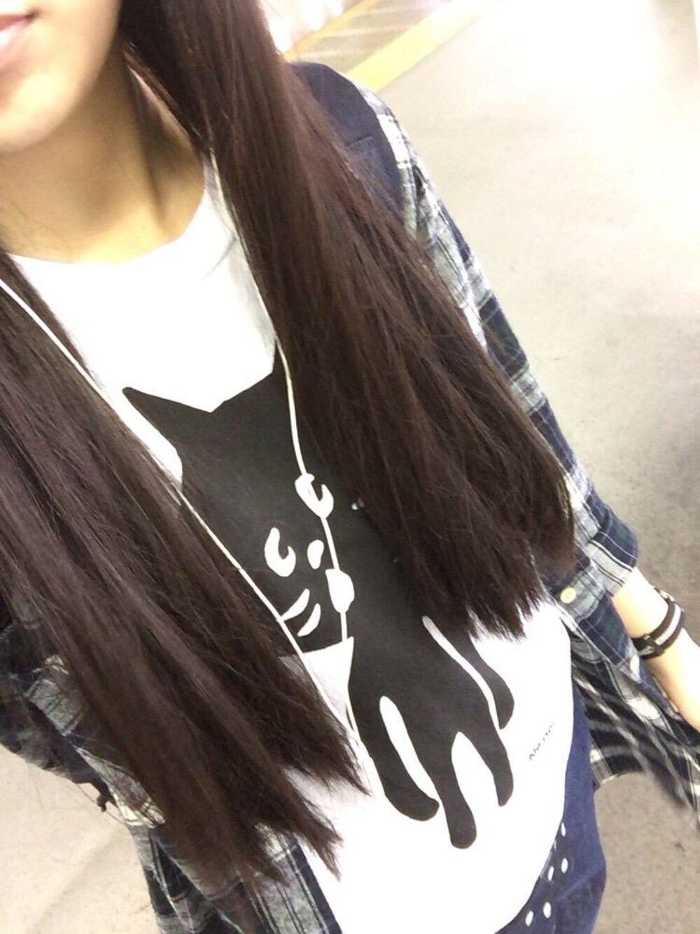 「おやすみコーデ、あついわ、なつかしい」｜「プリシラのアイテム（その他ヘアアクセサリー、ブラック系）」を使った、→蒼さん（レディース・154cm）の夏コーディネートの1枚目の写真