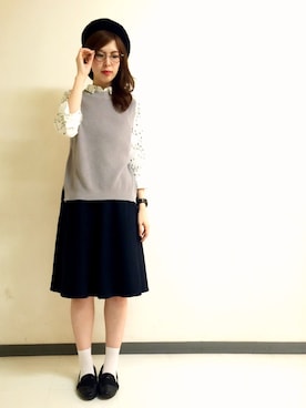 「AS KNOW AS PINKY（アズノゥアズピンキー）のアイテム（トップス）」を使った、Nさん（レディース・168cm）の夏コーディネート