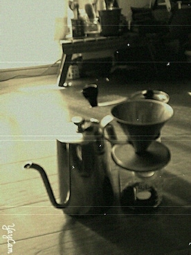 「アイテム（食器/キッチン、シルバー系）」を使った、イモガエルさん（メンズ・169cm）の春コーディネート