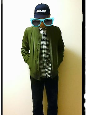 「HERE'S（HERE'S）のアイテム（ジャケット/アウター）」を使った、レノファンさん（メンズ・169cm）の冬コーディネート