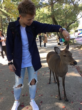 W Y Yeungさん（メンズ・165cm）の冬コーディネート