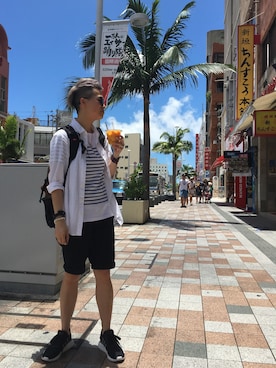 W Y Yeungさん（メンズ・165cm）の夏コーディネート