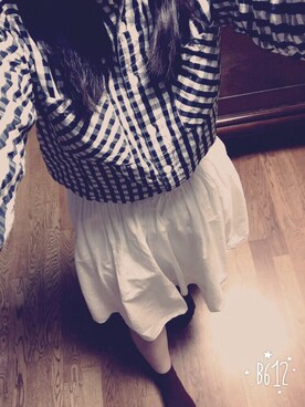 「Avail（アベイル）のアイテム（シャツ/ブラウス、ブラック系）」を使った、yさん（レディース）の秋コーディネート