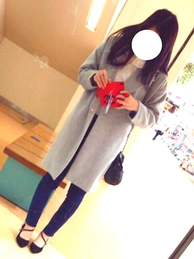 「GORGE（ゴージ）のアイテム（シューズ）」を使った、СНайм¡Ц💙さん（レディース・164cm）の冬コーディネート