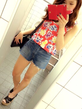 みずきさん（レディース・163cm）の夏コーディネート