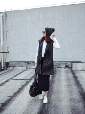 酒红咸菜さんのコーディネート