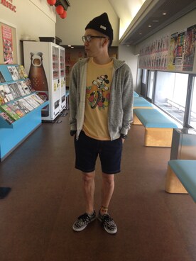 アキナ秋山さん(メンズ・170cm)の春コーディネート