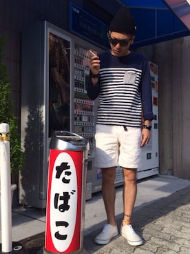 アキナ秋山さん（メンズ・170cm）の春コーディネート