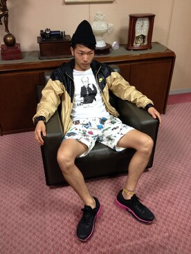 アキナ秋山さん（メンズ・170cm）の春コーディネート