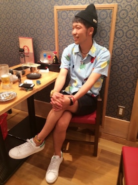 アキナ秋山さん(メンズ・170cm)の夏コーディネート