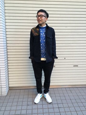 アキナ秋山さん（メンズ・170cm）の冬コーディネート