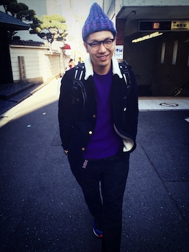 アキナ秋山さん（メンズ・170cm）の春コーディネート