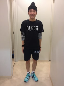 アキナ秋山さん(メンズ・170cm)の春コーディネート