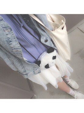 「アイテム（コインケース）」を使った、すったんさん（レディース・165cm）の秋コーディネート