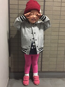 bunohonさん（キッズ・90cm）の秋コーディネート