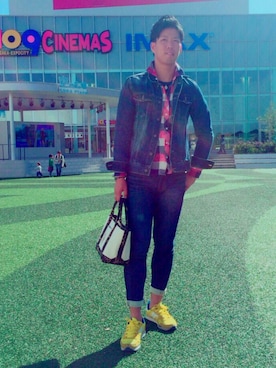 我妻 侑さん（メンズ・178cm）の秋コーディネート