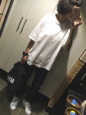 「テーパードデニム」｜YURIさん（レディース・163cm）の夏コーディネート