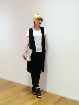 「Paradise Picnic（パラダイスピクニック）のアイテム（ジャケット/アウター）」を使った、m✡aitaroさん（レディース・162cm）の春コーディネート