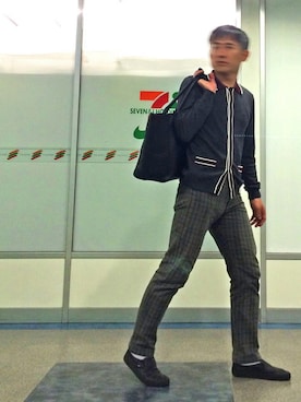 「merc london（メルクロンドン）のアイテム」を使った、loosecubeさん（メンズ・174cm）の秋コーディネート