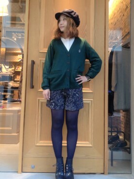 「TORY BURCH（トリーバーチ）のアイテム」を使った、martagonさん（レディース・157cm）の冬コーディネート