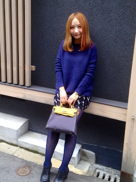 「BASQUINE（バスキーヌ）のアイテム」を使った、martagonさん（レディース・157cm）の冬コーディネート