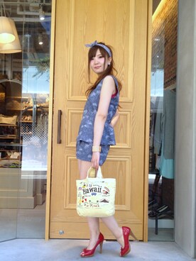 「BASQUINE（バスキーヌ）のアイテム」を使った、martagonさん（レディース・160cm）の夏コーディネート