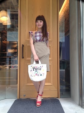 「Marc by Marc Jacobs（マークバイマークジェイコブス）のアイテム（シューズ）」を使った、martagonさん（レディース・160cm）の夏コーディネート