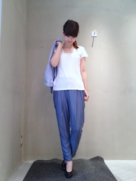 「BASQUINE（バスキーヌ）のアイテム」を使った、martagonさん（レディース・163cm）の夏コーディネート