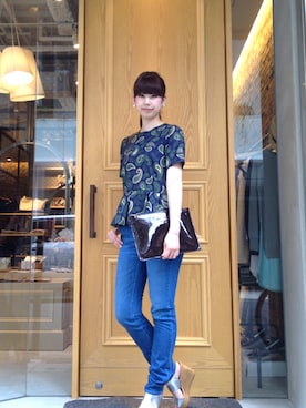 「BASQUINE（バスキーヌ）のアイテム」を使った、martagonさん（レディース・163cm）の夏コーディネート