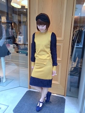 「BASQUINE（バスキーヌ）のアイテム」を使った、martagonさん（レディース・163cm）の秋コーディネート