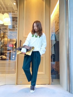 「BASQUINE（バスキーヌ）のアイテム」を使った、martagonさん（レディース・157cm）の冬コーディネート