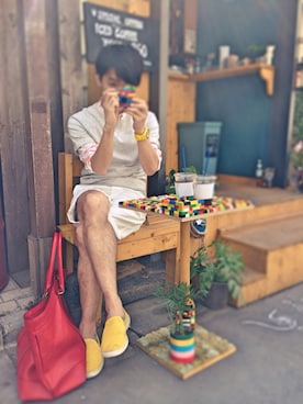 コンヤガヤマダさんのコーディネート