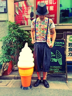 コンヤガヤマダさんのコーディネート