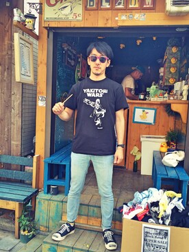 コンヤガヤマダさんのコーディネート