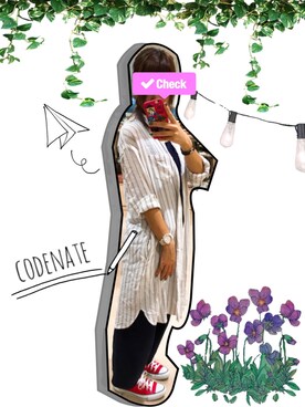 「Right-on（ライトオン）のアイテム（シャツワンピース）」を使った、AR¡Saさん（レディース・160cm）の秋コーディネート