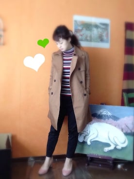 もとむらますみさん(レディース・155cm)の冬コーディネート