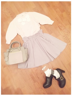 「snidel」｜「アイテム（ブーティ）」を使った、bunnyさん（レディース・154cm）の春コーディネート