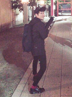 「BOYCOTT（ボイコット）のアイテム（バッグ）」を使った、ふみさん（メンズ・168cm）の夏コーディネート