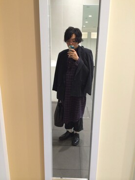 「COMME CA COLLECTION（コムサ・コレクション）のアイテム（ジャケット/アウター）」を使った、のりさん（メンズ・165cm）の秋コーディネート