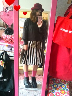 「w closet」｜「アイテム（ブーティ）」を使った、yuhinaさん（レディース・158cm）の秋コーディネート