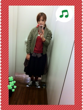 「AS KNOW AS」｜「アイテム（ブルゾン）」を使った、yuhinaさん（レディース・158cm）の秋コーディネート