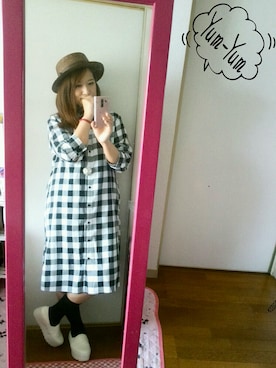 「sango（sango）のアイテム（帽子）」を使った、yuhinaさん（レディース・158cm）の春コーディネート