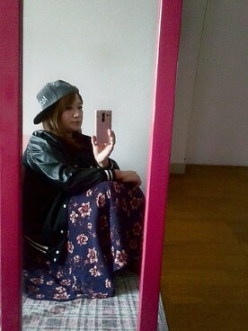 「ひざ丈スカート」｜「アイテム（その他）」を使った、yuhinaさん（レディース・158cm）の秋コーディネート