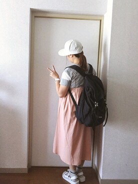 「キャミソールワンピ」｜「アイテム（その他）」を使った、yuhinaさん（レディース・158cm）の秋コーディネート