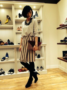 なんばマルイ店さん(レディース・156cm)の秋コーディネート