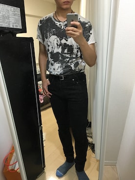 「Abercrombie&Fitch（アバークロンビーアンドフィッチ）のアイテム（レッグウェア）」を使った、RYO-Tさん（メンズ・178cm）の秋コーディネート