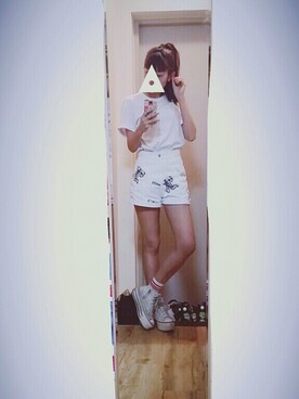 「KKXX」｜ㅎㅅㅎさん（レディース・163cm）の夏コーディネート