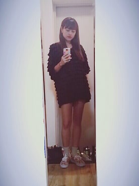 「mini dress」｜ㅎㅅㅎさん（レディース・163cm）の秋コーディネート